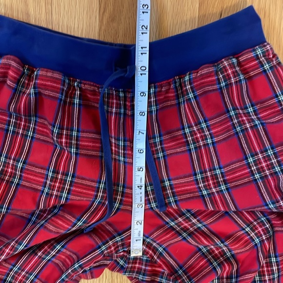 L.L. Bean Red Scotch Plaid Cotton Flannel Pajama Pants, Medium - Picture 9 of 10